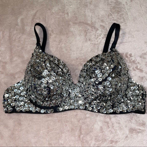 Other - Jeweled Sequined Bra
Size Small: